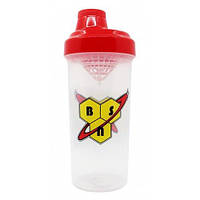 BSN SHAKER BOTTLE 750 ML CLEAR/RED