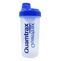 Quamtrax Shaker bottle 750 ml clear/blue