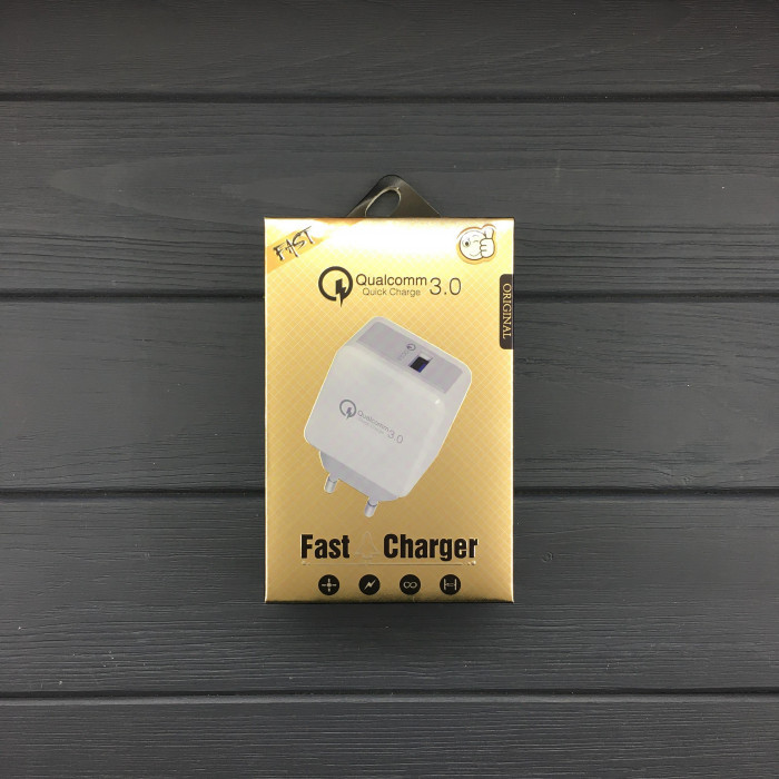 Мережевий зарядний пристрій Fast Charge 3.1 A