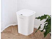 Розумне відро для сміття Ninestars Waterproof Sensor Trash Can 10 L (DZT-10-11S) White