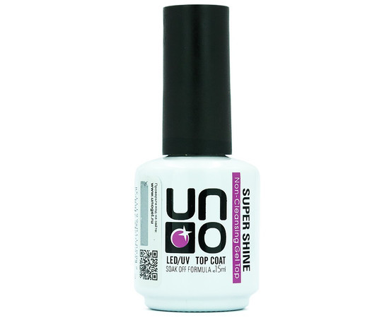 Топ для нігтів UNO 15 мл Super Shine Non-Cleansing Top