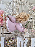 Янгол "Щастя", ангел ручної роботи, 17см, фото 9