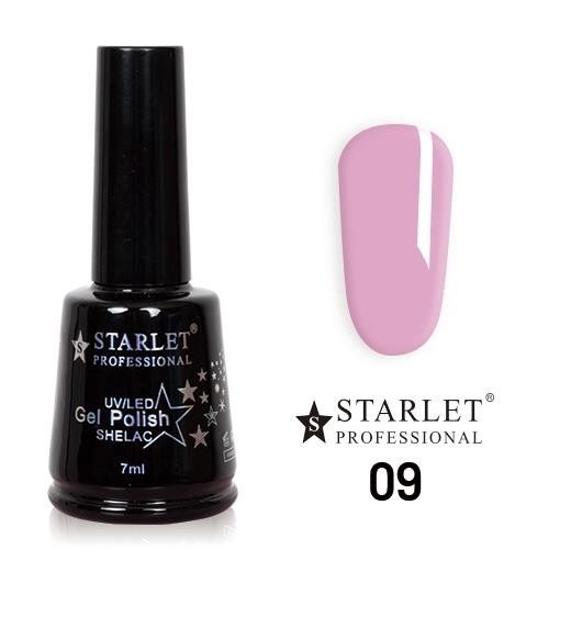 Гель-лак Starlet Professional №09, "Рожевий дим", фото 1