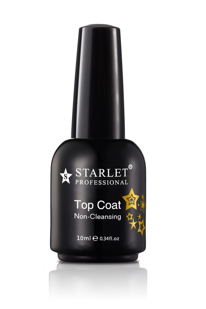 Топ для гель-лаку без липкого шару Starlet Professional Non-Cleansing, 10 мл