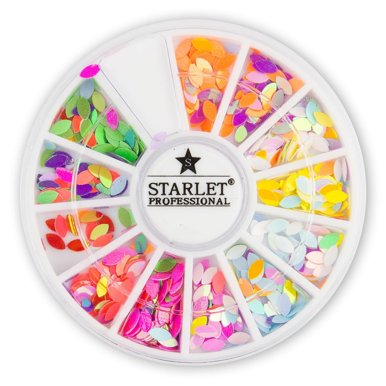 Декор для нігтів конфетті Starletprofessional різнокольорові, в карусельке, st-k07