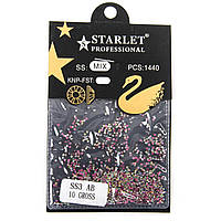 Стразы Starlet Professional ss 3, хамелеон, 1400 шт