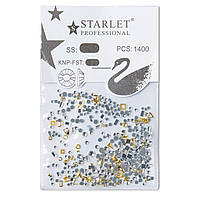 Декор для ногтей Starlet Professional, стразы, фигурки полумесяц, 1400 шт