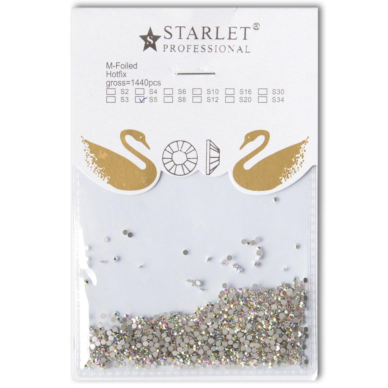 Стрази Starlet Professional st-s5 хамелеон, 1400 шт