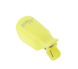 НАБІР КЛІПС (ПРИЩІПОК) ДЛЯ ЗНЯТТЯ ГЕЛЬ-ЛАКУ, ДЛЯ МАНІКЮРУ, БАГАТОРАЗОВІ 10 ШТ./УП., ЖОВТІ