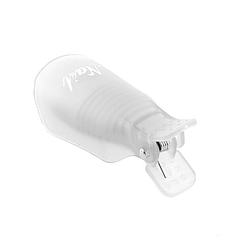 НАБІР КЛІПС (ПРИЩІПОК) ДЛЯ ЗНЯТТЯ ГЕЛЬ-ЛАКУ, ДЛЯ МАНІКЮРУ, БАГАТОРАЗОВІ 10 ШТ./УП., ПРОЗОРІ