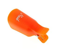 НАБІР КЛІПС (ПРИЩІПОК) ДЛЯ ЗНЯТТЯ ГЕЛЬ-ЛАКУ, ДЛЯ МАНІКЮРУ, БАГАТОРАЗОВІ 10 ШТ./УП., ПОМАРАНЧЕВІ