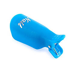 НАБІР КЛІПС (ПРИЩІПОК) ДЛЯ ЗНЯТТЯ ГЕЛЬ-ЛАКУ, ДЛЯ МАНІКЮРУ, БАГАТОРАЗОВІ 5 ШТ./УП., КОЛІР БЛАКИТНИЙ