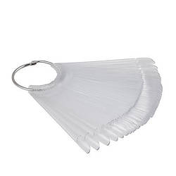 Тіпси для зразків на кільці мендальные прозоро білі, 50 шт