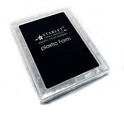 Верхні форми, "тіпси" для нарощування нігтів Starlet Professional з розміткою, прозорі, 120 шт