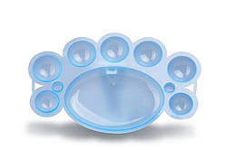 Палітра для змішування фарб, колір (світло-синій)