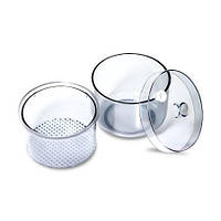 Контейнер для дезинфекции фрез пластиковый, 200 мл, Прозрачный