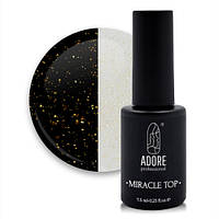 Закрепитель для гель-лака ADORE Miracle Top №7 Golden Shimmer 7,5 мл (17974Gu)