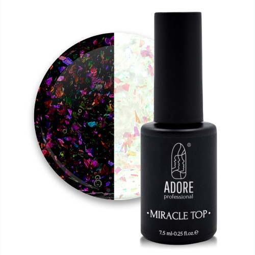 Закріплювач для гель-лаку ADORE Miracle Top №8 Pink Yuki 7,5 мл