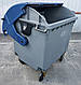 ESE пластиковий контейнер для сміття зі сферичною кришкою 1,1 м3., фото 6