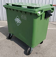 Пластиковий контейнер ESE на 660 л. для сміття