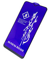 Захисне протиударне скло 6D для Samsung Galaxy A10s чорне 9H на весь екран