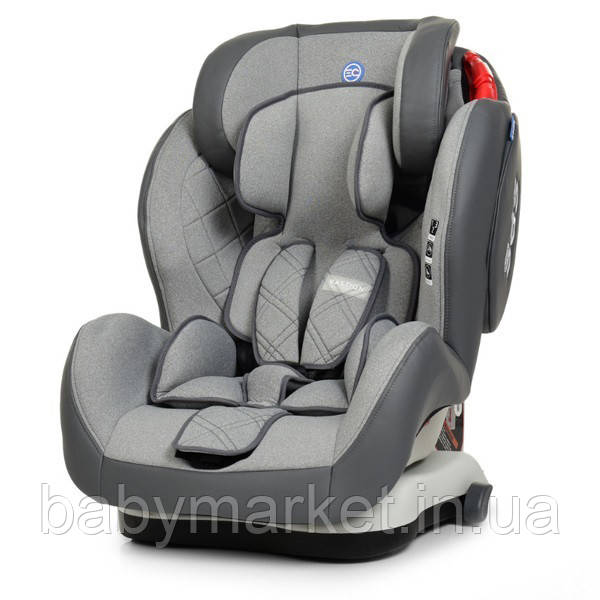 Автокрісло El Camino (9-36кг) ME 1057 BASTION ISOFIX (light grey)