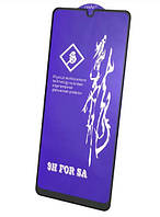 Захисне скло 6D Rinbo на весь екран для Samsung Galaxy A32 чорний клей по всій поверхні