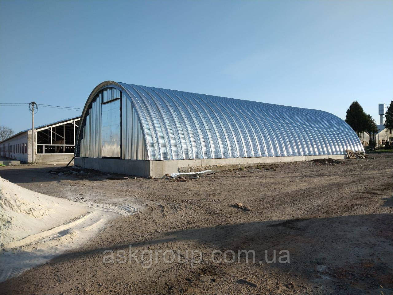 Строительство арочных ангаров в Украине - фото 8 - id-p1476337205