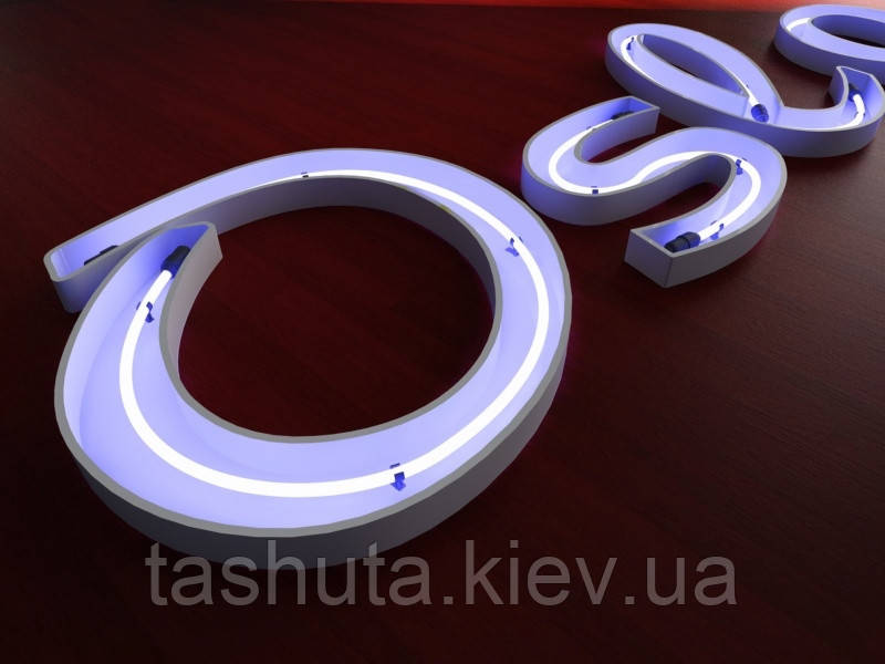 Неоновий напис на стіну, h-500 мм