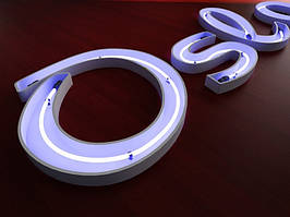 Неоновий напис на стіну, h-500 мм