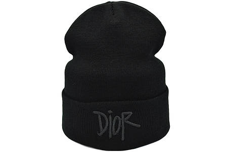 Шапка Hip Hop Shop Dior 55-59 см чорна (H-08118-405), фото 1