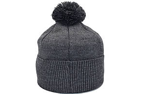 Шапка з помпоном Flexfit Karl 53-57 см темно-серая (F-0918-447), фото 4