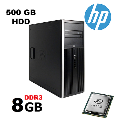 HP 6200 Tower / Intel Core i5-2400 (4 ядра (4 потоки) по 3.1-3.4 GHz) / 8gb DDR3 / 500 GB HDD, фото 2