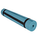 Килимок для йоги та фітнесу PowerPlay 4010 PVC Yoga Mat Зелений (173x61x0.6), фото 5