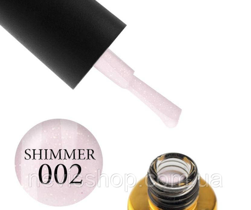 База камуфлювальна каучукова для гель-лаку F.O.X Cover Base Shimmer 002, 14 мл