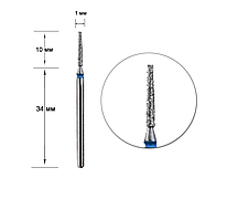 Насадка алмазної Staleks Pro Expert голка синя діаметр 1 мм( FA80B10/10)