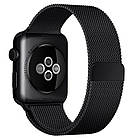 Ремінець Magnetic Metal Strap для Apple Watch 42 / 44mm Black, фото 4