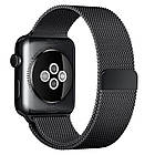 Ремінець Magnetic Metal Strap для Apple Watch 38 / 40mm Dark Grey, фото 4
