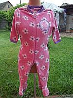 ( 2 - 4 года) детская пижама кигуруми комбинезон флисовый свинка пеппа Б/У