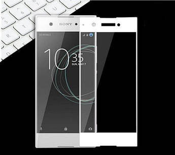 Захисне скло для Sony Xperia XA 1 plus (Біле)