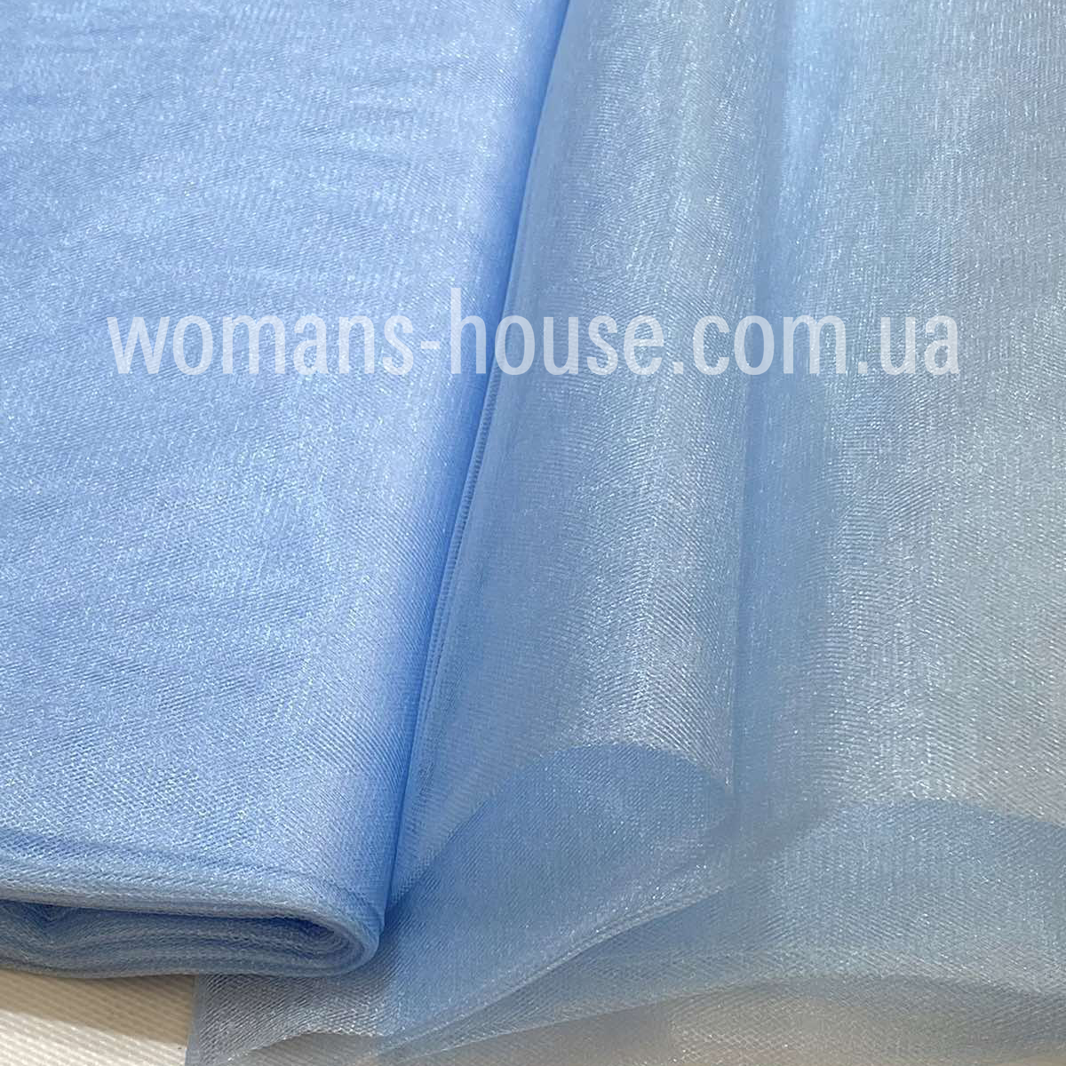 Фатин м'який (Kristal Tul) Блакитний, фото 1