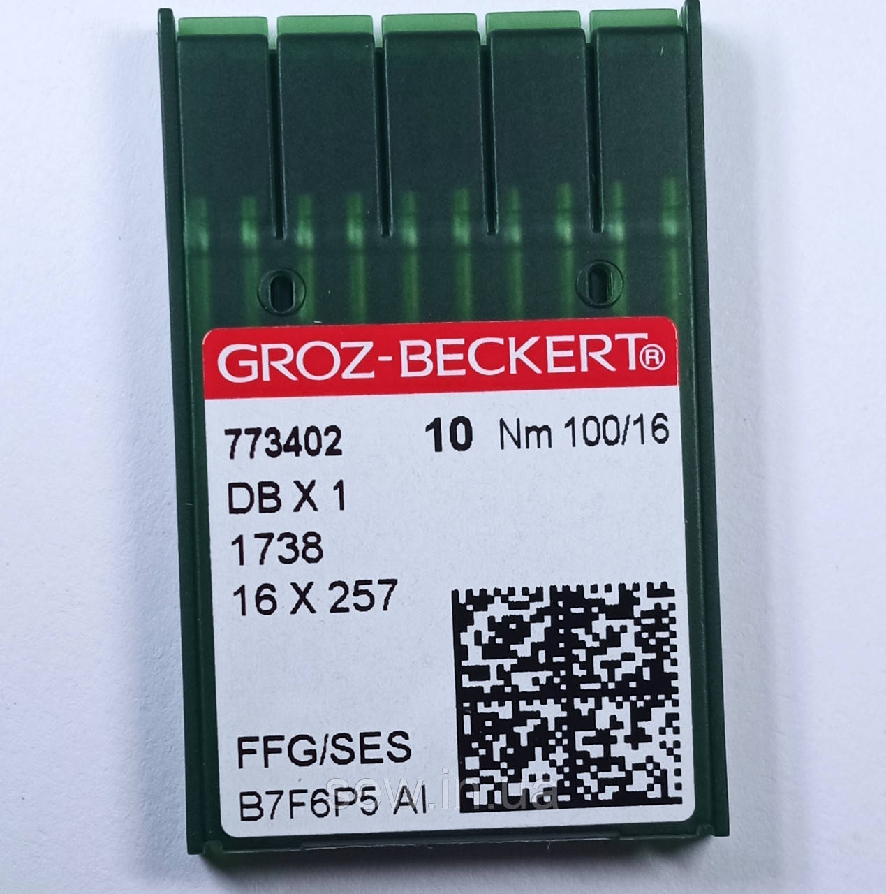 Голки Groz-Beckert DBx1 SES No100, фото 1