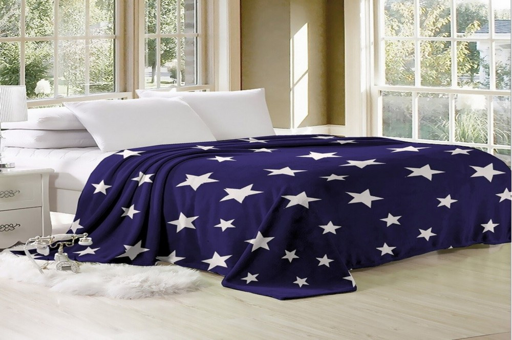 Плед велсофт 150х220 Зірки, фото 1