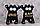 М'яка іграшка кіт Саймон, сувенірний кіт на присосках з написом, 34 см., фото 5