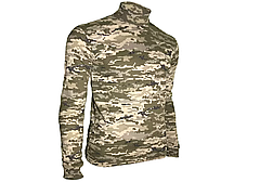 Гольф-реглан ЗСУ Піксель ММ14 на байці — теплий чоловічий светр із начосом, військовий камуфляж хб, розміри 46-60, фото 5