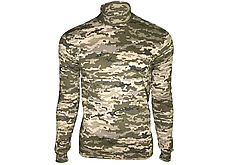 Гольф-реглан ЗСУ Піксель ММ14 на байці — теплий чоловічий светр із начосом, військовий камуфляж хб, розміри 46-60, фото 4