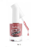 Лак для ногтей TopFace Color Revelation 9 мл, № 12 Матовый Натуральный