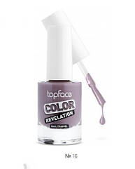 Лак для нігтів TopFace Color Revelation 9 мл № 16 Матовий Сіро-фіолетовий