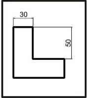 Уголок упаковочный 50x30х1000мм ПСБ-35