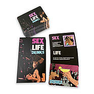 Гра для компанії Секс життя випивка Sex Life Drinks 18+ інтимна, фото 3
